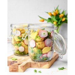 Słoiki z klipsem Tadar 630 ml 6 sztuk
