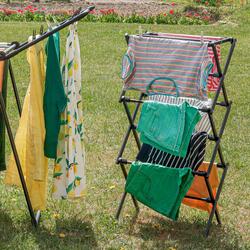Suszarka na pranie pionowa teleskopowa Konighoffer Cortina 77.5 x 28 x 95 cm czarna