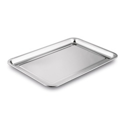 Taca metalowa nierdzewna Tadar 39,5 x 29,5 cm prostokątna