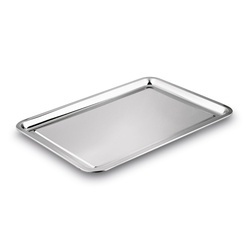 Taca metalowa nierdzewna Tadar 49,5 x 39,5 cm prostokątna
