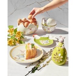 Talerz ceramiczny Tadar Wielkanoc Bunny Kura 23,5 x 23 x 2,6 cm