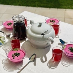 Waza do zupy porcelanowa Tadar II 3 l biała