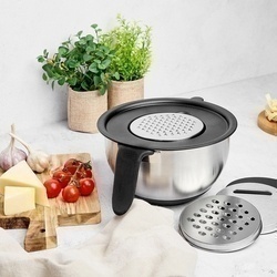 Wielofunkcyjna miska ze stali nierdzewnej Konighoffer z zestawem tarek 20 cm