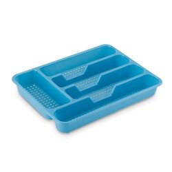 Wkład do szuflady na sztućce Great Plastic 33,5 x 24,5 x 4 cm niebieski