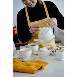 Zestaw dwóch filiżanek ze spodkami Tadar Etiuda porcelana NBC 280 ml