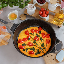 Zestaw garnków na indukcję z powłoką marmurową Starke Pro Embossed 10 elementów