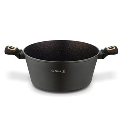 Garnek na indukcję z powłoką marmurową Starke Pro Dark Gold 6 l