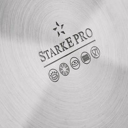 Garnek wysoki ze stali nierdzewnej z pokrywką Starke Pro Barcelo 10 l