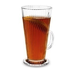 Komplet 6 szklanek do kawy Tadar Latte Anastazja 300 ml i 6 łyżeczek koktajlowych