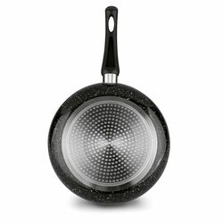 Patelnia marmurkowa non-stick z pokrywką głęboka Tadar Marmara 28 cm