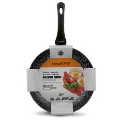 Patelnia na indukcję non-stick Konighoffer Siro Silver 28 cm