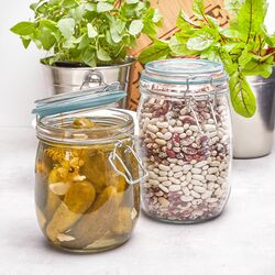 Słoik szklany z klipsem Tadar 750ml