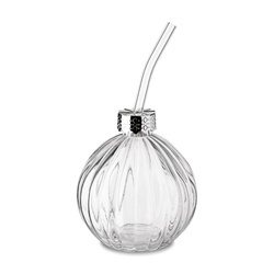 Szklanka ze słomką Tadar Bombka 400 ml