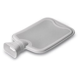 Termofor gumowy i pokrowiec Tadar Złote Serduszka 1,5 l 33 x 20 cm