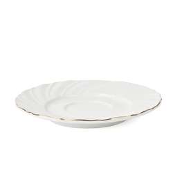 Zestaw dwóch filiżanek porcelanowych ze spodkami Tadar Sonata 280 ml