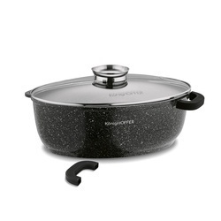 Brytfanna ceramiczna owalna Konighoffer Kingstone 8 l na indukcję