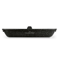 Patelnia grillowa non-stick Starke Pro Chelsea 28 cm kwadratowa z przekładką filcową