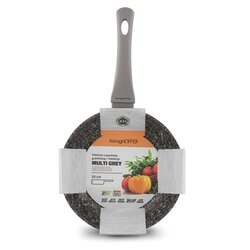Patelnia na indukcję granitowa Konighoffer Multi Grey 20 cm