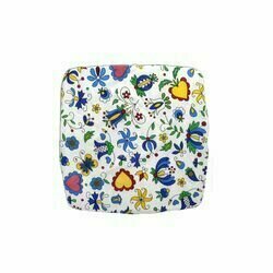 Poduszka na krzesła lub taboret Gomer 30 x 2,5 cm kwadratowa mix wzorów