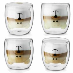 Szklanki termiczne do kawy i herbaty Tadar Sublime Miś 250 ml 2 szt.