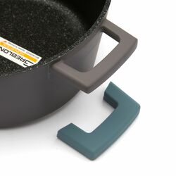 Zestaw garnków aluminiowych z powłoką marmurową Starke Pro Altivo 10 elementów