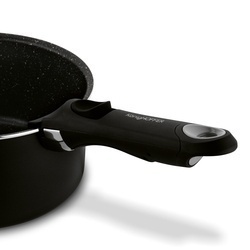 Zestaw garnków z odpinaną rączką Konighoffer Spinel Black 4 elementy indukcja