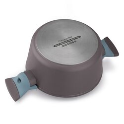 Garnek na indukcję marmurowy z pokrywką Starke Pro Luxury Grey 1,7 l