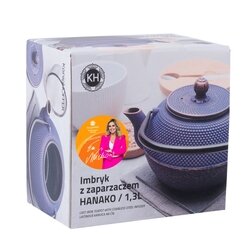 Imbryk do herbaty z zaparzaczem żeliwny Konighoffer Hanako 1,2 l granatowy
