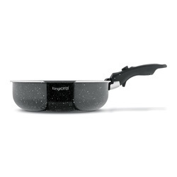 Komplet patelni głębokich z odpinaną rączką Konighoffer Spinel Black 20 / 24 / 28 cm indukcja