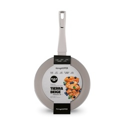 Patelnia na indukcję non-stick z pokrywką Konighoffer Tierra Beige 24 cm