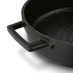 Patelnia na indukcję z pokrywką Starke Pro Taylor Marble 28 x 7,5 cm krótkie uchwyty