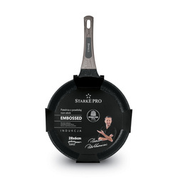 Patelnia na indukcję z powłoką marmurową Starke Pro Embossed 28 cm