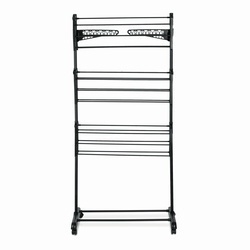 Suszarka na pranie pionowa Konighoffer 76 x 55 x 155 cm czarna