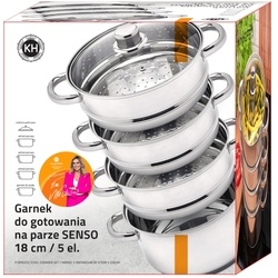 Garnek do gotowania na parze Konighoffer Senso 18 cm 5 elementów