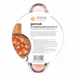 Garnek ze stali nierdzewnej Tadar Cori 20 cm z pokrywką