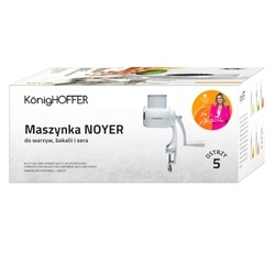 Maszynka krajalnica do warzyw sera i bakalii Konighoffer Noyer 5 ostrzy