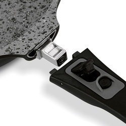 Patelnia granitowa z odpinaną rączką Konighoffer Roche 28 cm