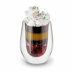 Szklanki termiczne do kawy Tadar Sublime 300 ml 6 szt. i spieniacz do mleka