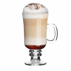 Zestaw 6 szklanek Tadar Irish 240 ml i 6 łyżeczek koktajlowych