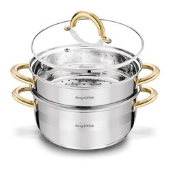 Garnek do gotowania na parze Konighoffer Faro Gold 2,9 l 3 elementy