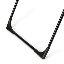Suszarka balkonowa Konighoffer Vera Black 180 x 55 x 102 cm czarna i koszyk na klamerki