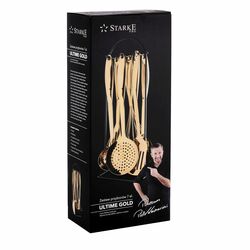 Zestaw przyborów kuchennych Starke Pro Ultime Gold 7 elementów