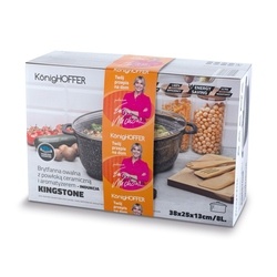 Brytfanna ceramiczna owalna Konighoffer Kingstone 8 l na indukcję