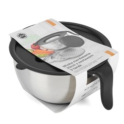 Wielofunkcyjna miska ze stali nierdzewnej Konighoffer z zestawem tarek 20 cm