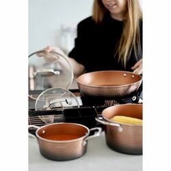 Patelnia non-stick Starke Pro Glossy Copper 28 cm indukcja