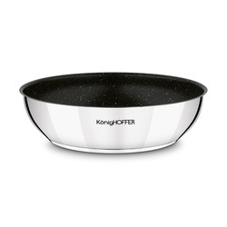 Zestaw 3 patelni głębokich z odpinaną rączką Konighoffer Colate 20 cm 24 cm 28 cm