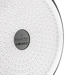 Patelnia WOK na indukcję z pokrywką Starke Pro Yasai 30 cm