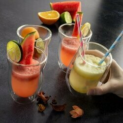 Szklanki termiczne do kawy Tadar Sublime 300 ml 6 szt. i spieniacz do mleka