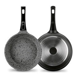 Patelnia granitowa z odpinaną rączką Konighoffer Roche 28 cm