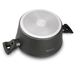Zestaw garnków na indukcję z powłoką marmurową Starke Pro Dark Copper 10 elementów